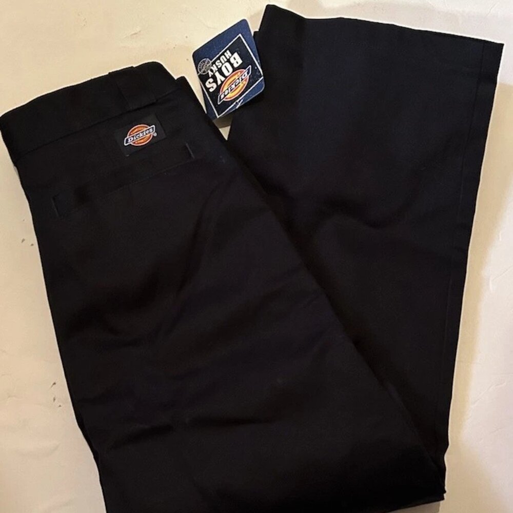 Dickies Navy Blue Work School Pant Boys 12 Husky BOYS New